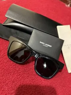 SAINT LAURENT PARIS サンローラン サングラス ブラック正規品のサムネイル