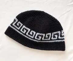 クラッシャーハット クロシェハット バケットハット ニットキャップ 編み物