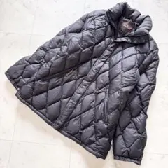 【高級ライン】MONCLER モンクレール キルティング ダウン 茶タグ 黒