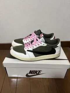TravisScott ×AirJordan1 Low ReverseOlive