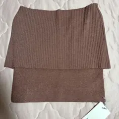 SNIDEL ブラウン リブニット トップス