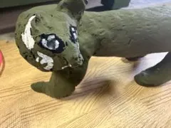 美術で作った猫