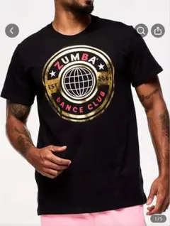 新品　ZUMBA ズンバ ダンス Tシャツ ブラック L シャツ