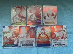 ワンピースカード　トレジャーキャンペーン　７種　受け継がれる意志プロモ
