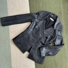 レディース 本革 ダブルジャケット mila schon