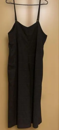 スタディオクリップ　チェック柄オールインワン