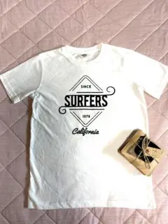 サーフィンデザイン Tシャツ ホワイト 1978年