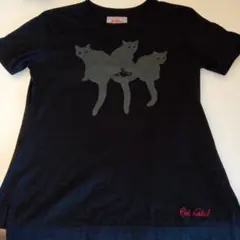 美品！Vivienne Westwood 猫プリント 半袖Tシャツ ブラック