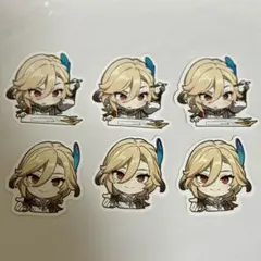 原神 ステッカー カーヴェ 2種6枚セット 中国製