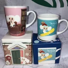2010年冬 ドトールコラボ チェブラーシカ マグカップ 2個セット