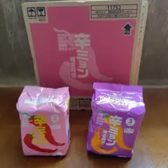 日清食品 辛ミオン 韓国風旨辛ラーメン 3袋×9パック 賞味期限11月12日のサムネイル