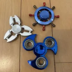 ハンドスピナー 3種セット 舵輪型 3枚羽