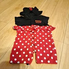女の子用 ミニーマウスロンパース