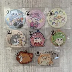 おそ松さん　100均コラボ商品　缶バッジ　ラバキー　アクキー