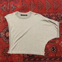 mizuiro ind グレー 半袖ニット