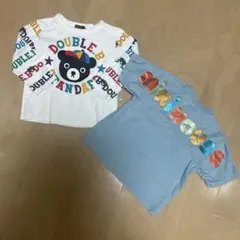 DOUBLE B ミキハウス Tシャツ（半袖・長袖）セット 90