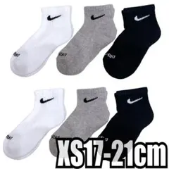 新品未使用　ナイキ　キッズ　ソックス　靴下　6足セット　17-21cm
