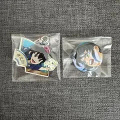 鬼滅の刃　伊之助　原画缶バッジ鬼滅の刃　伊之助　ニジゲンノモリ限定　キーホルダー