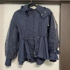 綾*様 RUIRUE BOUTIQUE オーガンジースリーブマウンテンパーカーのサムネイル
