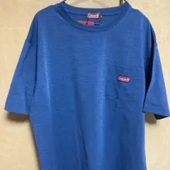 Coleman XL 青 Tシャツ ポケット付き　新品未使用　タグ付き
