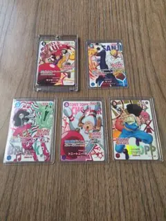 ラウンドワン ワンピースプロモ 5枚セット ルフィ等 - メルカリ