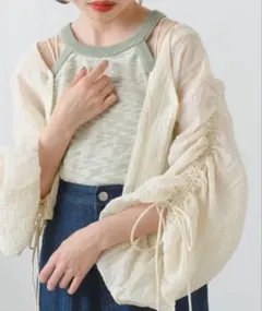 kastane Vあきシアーワッシャードロストシャツのサムネイル