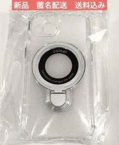 【新品未使用】colnel iPhone 15 ケース スタンド付き クリア