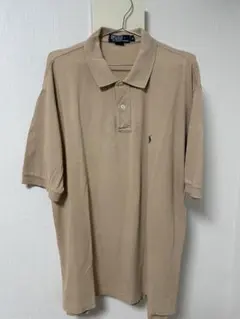 Polo by Ralph Lauren ベージュポロシャツ XL