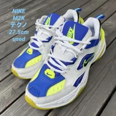 NIKE M2K TEKNO ホワイト ブルー イエロー 27.5cm 27
