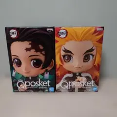 鬼滅の刃 フィギュア Qposket 煉獄杏寿郎 竈門炭治郎