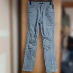 ★最終処分特価★＊水色のひざシャーリングのコーデュロイパンツ＊