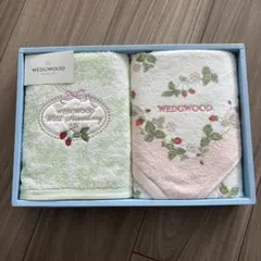 WEDGWOOD ウェッジウッド タオルセット フェイスタオル 2枚　いちご柄