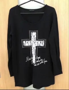 イングINGNI 黒 長袖Tシャツ y2k