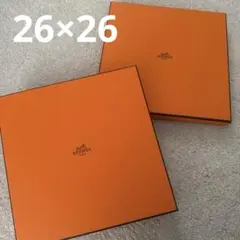 HERMES オレンジ ギフトボックス 2個セット