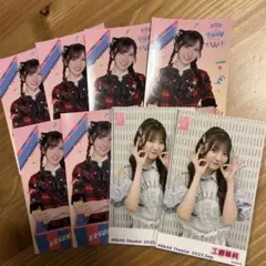 AKB48 工藤華純 ピンポン生写真 20周年ツアー ステッカー
