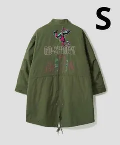 グラニフ 限定コラボ スパイディVS ヴィラン モッズコート サイズL スパイディ VS ヴィラン｜モッズコート｜ユニセックス｜グラニフ