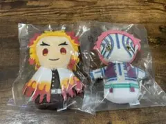 劇場版 鬼滅の刃 無限列車編　 ぽてっとますこっと ぬいぐるみ 猗窩座 、煉獄