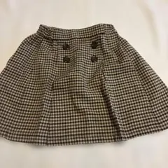 チェック柄スカート 130サイズ