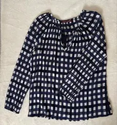 COMPTOIR DES COTONNIERS チェックブラウス　コトニエ Lのサムネイル