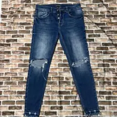 ZARA MAN ダメージスキニーデニム