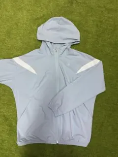 le coq sportif ルコックスポルティフ フード付きジャケット ブルー