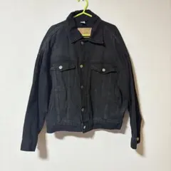 H&M &DENIM ブラック デニムジャケット XS