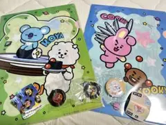 BT21 くら寿司　クリアファイル　缶バッジ　アクリルステッカー