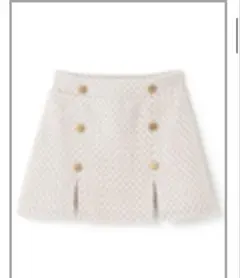 GRLキルティング風ハイウエストキュロットパンツ[gm523a