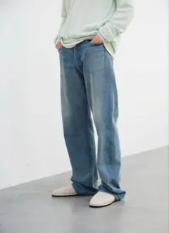 2025年最新】selvedge faded light denim wideの人気アイテム