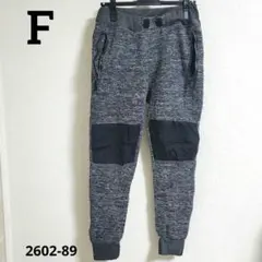 裏起毛 ジョガーパンツ 膝パッチ 暖パン スウェット