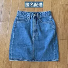 【美品】H&M 春夏にぴったり　台形スカート　デニム　薄い色味　カジュアル