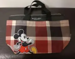 BLUE LABEL ミッキーマウス チェック柄トートバッグ
