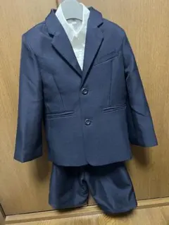 フォーマルスーツセット　スーツ 110 ネイビー　卒園式　入学式　喪服