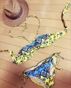 花柄セパレート水着・ビキニ